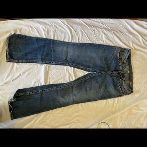 Silver bootcut jeans